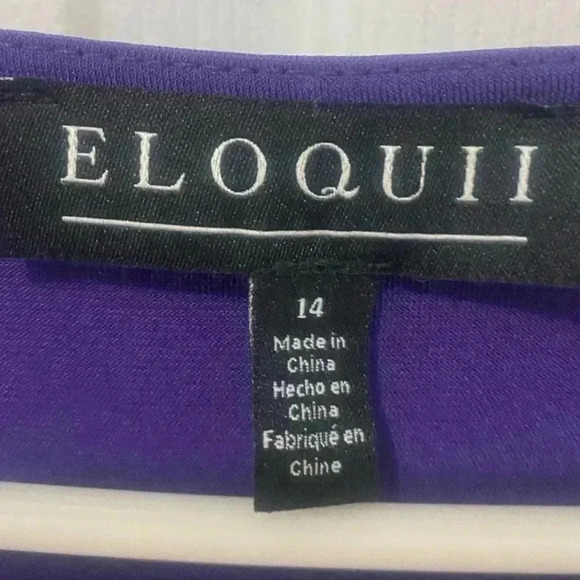 Eloquii Knot Front Pleated Skirt Dress Size 14 - Picture 4 of 6